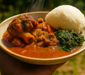 Sadza and oxtail at Soul Fusion African Kitchen
